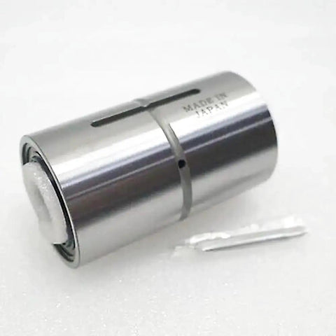 Ball Spline Nut LT 4 LT4UU High Precision Linear Motion Nut in metallic finish with accessory, industrial-grade durability visible.