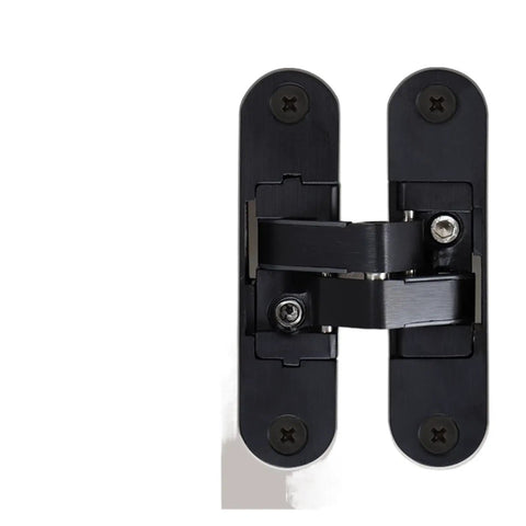 Hidden Cross Hinge for Invisible Wooden Doors Three Dimensional Adjustable 180 Degree Folding Hinge for Sheds Windows and Cabinets Concealed Hardware for a Seamless Look and Easy Install Right Hand Small Part shown in close-up