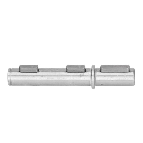 Heavy Duty Alloy Steel Output Shaft for Reduction Gearbox NMRV040 RV040 Nema34, 18mm Diameter, 128mm Length, Corrosion Resistant