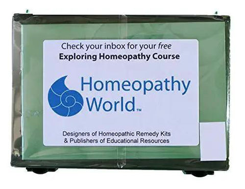 Compact Homeopathic Accident and Emergency First Aid Kit For On The Go Quick Relief Budget Friendly Remedy Pack in a green box