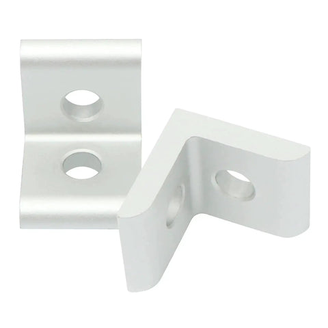 10 Pack Inside Corner Brackets For 15 Series 4040 T Slot Aluminum Extrusions 2 Hole 90 Degree Corner Mounts Diy Friendly Heavy Duty Aluminum Brackets For Built To Last Frame Building