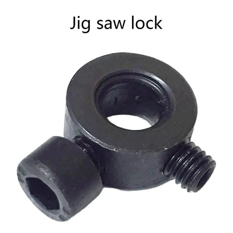 Heavy Duty Electric Jig Assembly Replacement Clamping Block 0.35 Inch With 9mm Eccentric Hole High Carbon Steel Construction Durable Power Tool Accessory