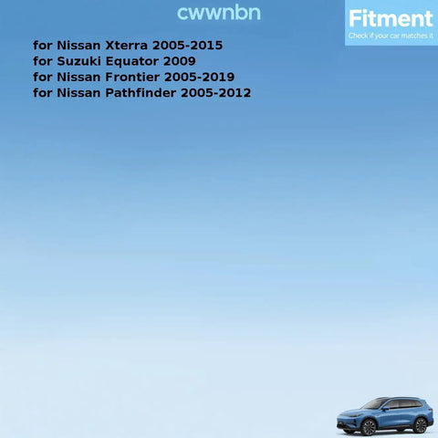 Specifications for Front Wheel Bearing And Hub Assembly 2 Piece Heavy Duty Direct Fit Replacement For Frontier Pathfinder And Xterra 2005 2006 2007 2008 2009 2010 2011 2012 2013 2019 And Suzuki Equator 2009