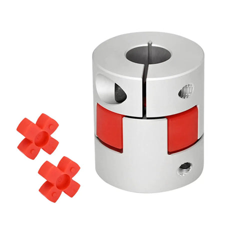 Flexible Shaft Coupling D20 L25 Aluminum Connector For 3D Printers, CNC Machines, And Servo Or Stepper Motors With 6.35mm To 8mm Bore