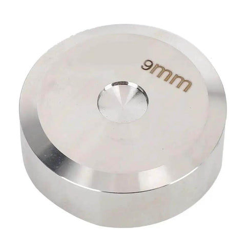 9mm Double Sided Rivet Punch For Leather Craft Dope Stainless Steel Round Hole Punch Die Tool Button Installation