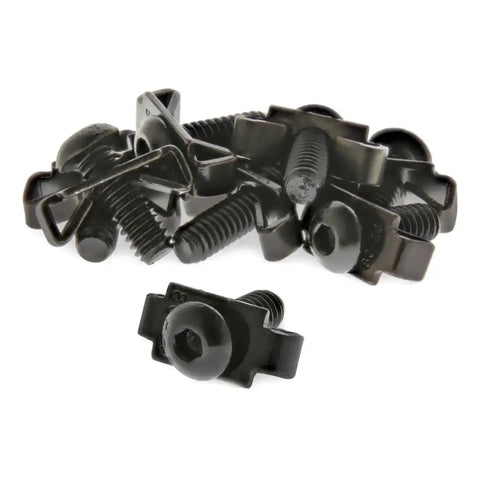 1/4-20 End Fastener And Screw Hardware Combo For Aluminum Extrusion T Slot 90 Degree Joint Connector Kit With Button Head Bolt And Double Wing Clip Hidden Mounting Hardware 15 Pack