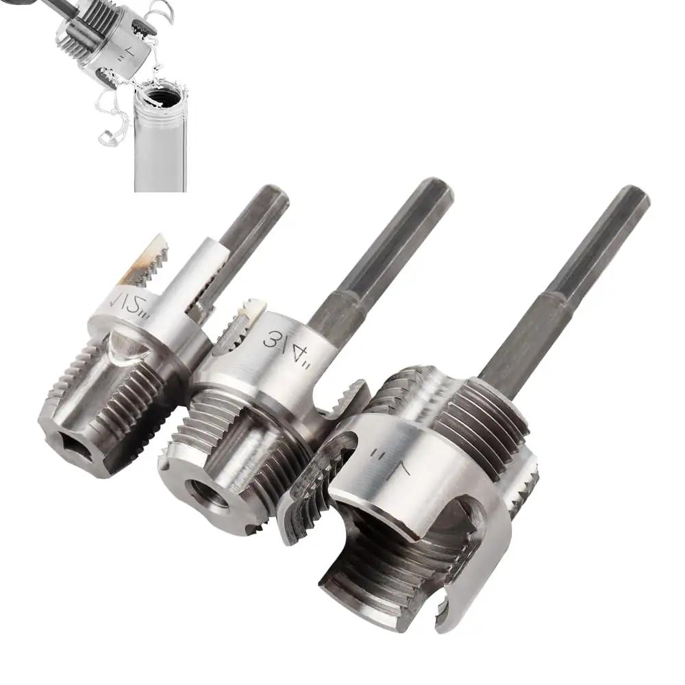 All In One Dual Function Pipe Thread Cutter Kit For Ha...