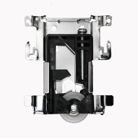 4 Piece Upgrade Sliding Door Roller Wheels For Wooden Doors With Bearings, lower wheel runner assembly, heavy duty plastic housing