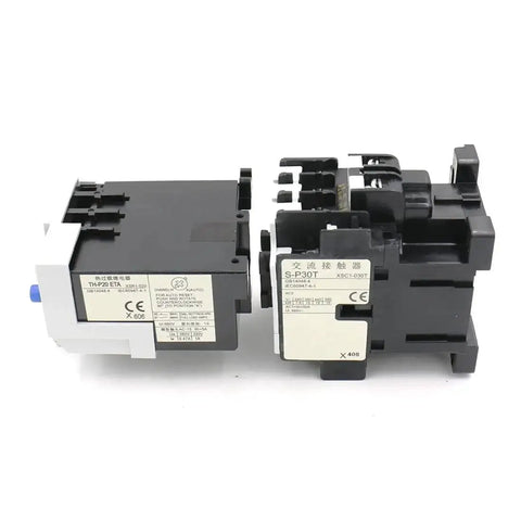 3-Pole 50A Magnetic AC Contactor with Adjustable Ith Thermal Overload Relay 110V Coil and DIN Rail Mount UL Certified SP30 110V