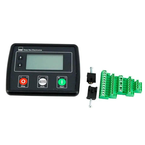 Auto Start Generator Control Panel With Auto Mains Failure MKII Module For Diesel Gen Sets, digital controller and connectors
