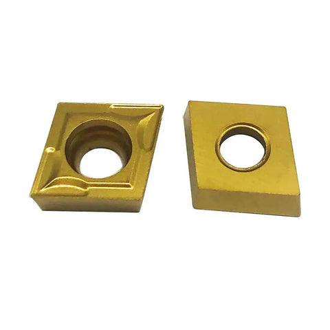 20 Pack Carbide Turning Inserts CCMT09T304 CCMT32.51 Multilayer Coated Inserts For CNC Lathe 80 Degree Indexable