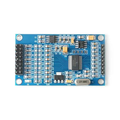Top view of Beast 24Bit 8 Channel ADS1256 ADC Module With Pro Grade Precision Data Acquisition showing circuit layout.
