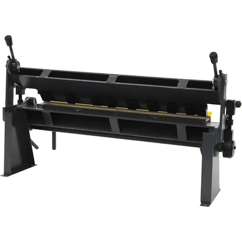 Your Go To 24 Inch Box And Pan Brake For Sheet Metal Bending, 0 To 135 Degrees, Desktop Hand Brake, side view