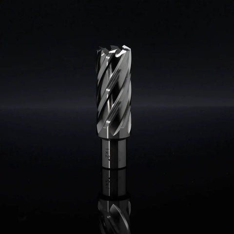 Engineered 1 Inch Cutting Diameter Annular Cutter For Magnetic Drill Press With 2 Inch Cutting Depth, 3/4 Inch Weldon Shank And 2 Flat, Pilot Pin Included, One Piece By Oscarbide