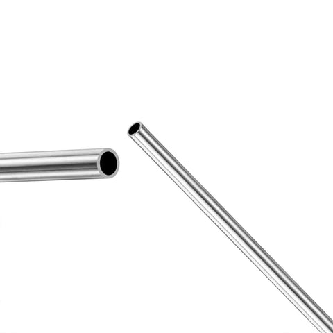 4 Pack 304 Stainless Steel Capillary Tubing, 250mm Length, Built Tough for Industrial Machinery, showing tube ends