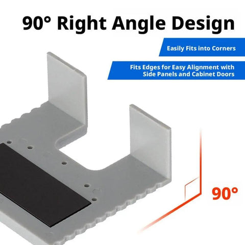 Easy Hinge Mate Door Jamb Jig For Precise Mortise And Hinge Cutting with 90° right angle design and magnetic lock