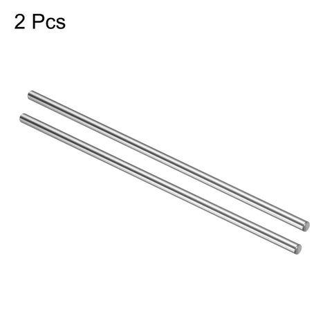 Set Of 2 4mm By 150mm Linear Motion Rod Shaft Guide Chrome Plated Case Hardened Steel For 3D Printers And CNC Machines Ultra Smooth Glide
