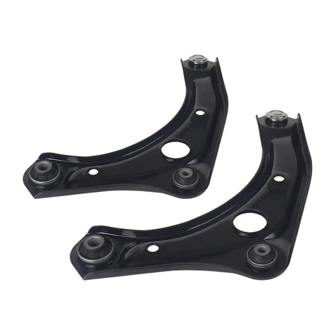 2 Piece Front Left And Right Lower Control Arm With Ball Joint Assembly For Nissan Versa 2012 To 2019 Versa Note 2014 To 2019 And Micra 2015 To 2019 OE Quality Corrosion Resistant Coating Pre Greased Joints Ready To Install