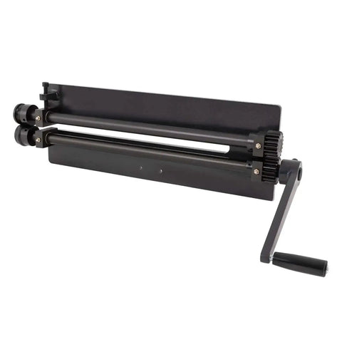 Heavy Duty Pro Grade 18 Inch Sheet Metal Bead Roller Kit with cast iron bead roller flaring tool and six dies, side view