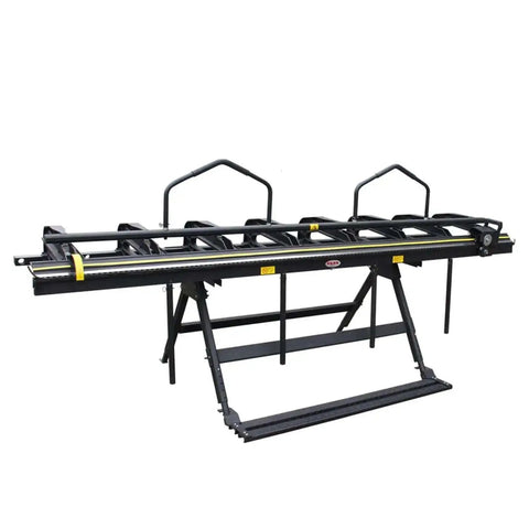 Siding Brake 10.5ft 24 Gauge Sheet Metal Bender with Roller Knife for Mild Steel and Aluminum Roof Repairs
