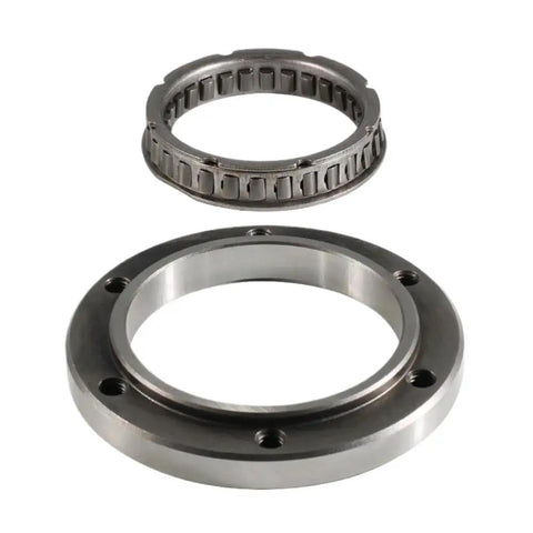 Beefy One Way Clutch Starter Bearing 0180-091200 Direct Replacement for ATV and UTV Clutch Systems shown in silver metal