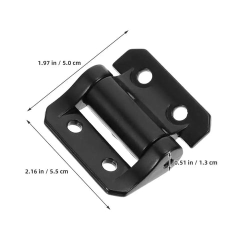 Heavy Duty Metal Cabinet Door Hinge Replacement With Dampening For Soft Close And Quiet Operation With High Load Capacity No Fuss Easy Install And Solid Positioning For Garage Or Kitchen Cabinets Solustre, black hinge with measurements