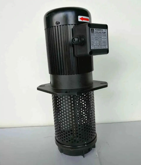 Half HP CNC Lathe Coolant Pump For Machine Tool Circulation 180mm 7 Inch Immersion NPT 1 Inch Thread Single Phase