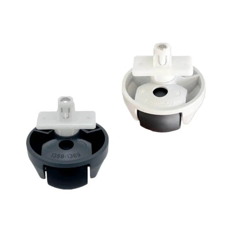 Omni Directional Front Caster Wheel for Roborock S7 S7 MaxV Q7 Max S5 Max S6 Pure S6 MaxV Replacement Wheel in Gray and White