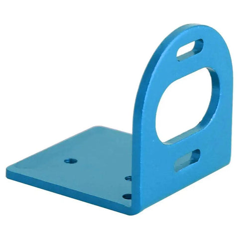 Adjustable Metal RC Motor Mounting Bracket Seat Base For 540 3660 3650 Motors By Tbest, blue aluminum alloy, side view