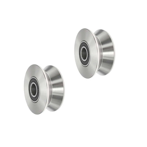 Stainless Steel Sliding Gate Wheel With V Groove Roller For Beefy Heavy Duty Gates And Garage Doors Smooth Ball Bearing Track