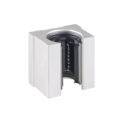 Beefy And Ultra Smooth Linear Ball Bearing Block And Guide Rail Kit For 3D Printers And CNC Machines, SBR20UU, close-up view