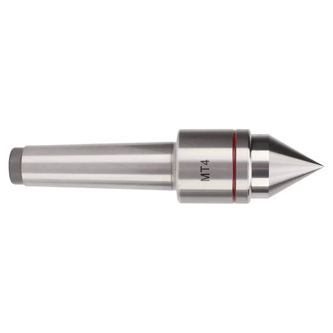 Triple Ball Bearing Heavy Duty Lathe Live Center MT4 for Metal Lathe CNC Work and High Speed Machining with Extended Spindle