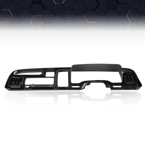 Black Dodge Ram 1994 1997 Radio Trim Panel Surround Dash Bezel for interior upgrade and protection.