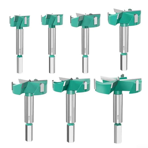 Wide Range Hole Opener Cutter For Woodworking With Hex Shank In Sizes From 16mm To 60mm For Hinge Boring And Smooth Drilling