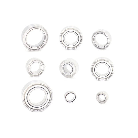 Stainless Steel Fishing Reel Ball Bearings Kit For 19 14000XG 14000PG Spinning Reels 03968 04128 Bearing Set shown in a grid layout