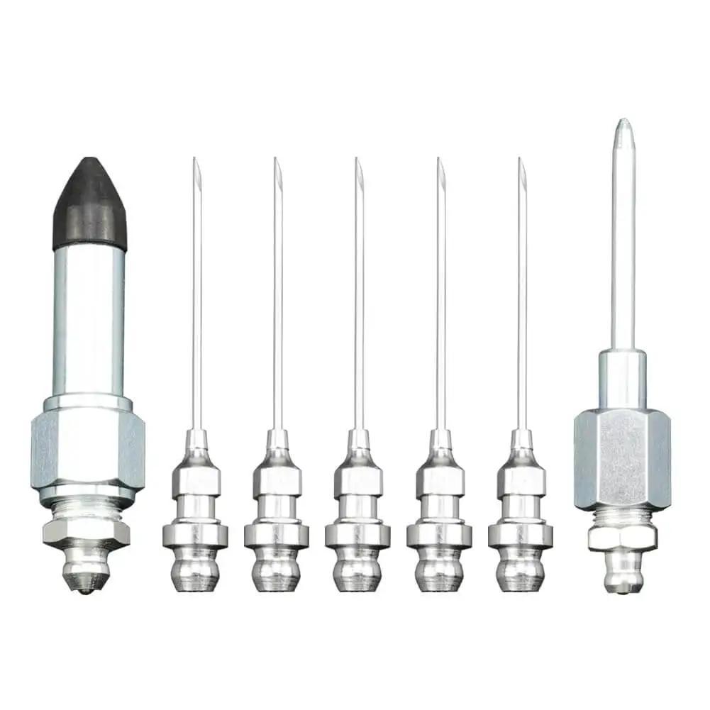 Pro Grade Grease Gun Needle Tip Kit 7 Piece Set With 5...