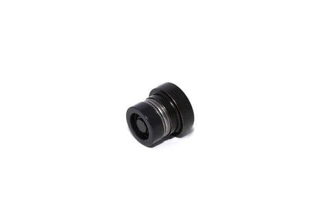 COMP Cams 200 roller cam button for small-block Chevy, black metal with silver ring.