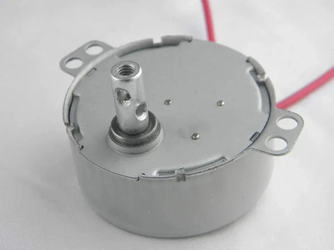 Compact 110V AC Synchronous Motor With 15 To 18 RPM CCW Shaft Rotation Low Noise 4W Gear Motor For Electric Fireplaces