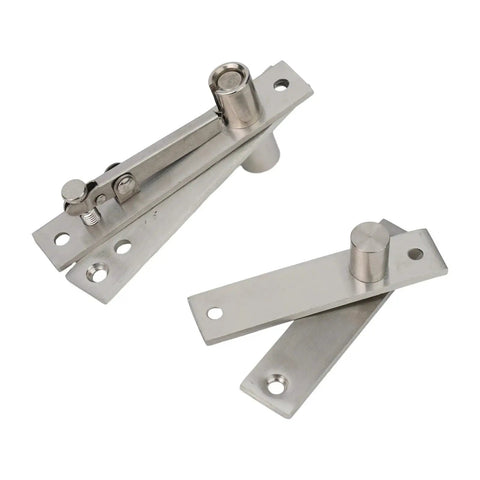 Top And Bottom Secret Door Hinge Set Stainless Steel Pivot Swing Door Hardware For Bedroom And Living Room, Hidden Door System