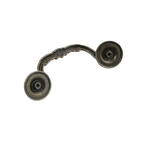 10 Pack Zinc Alloy Cabinet Drawer Pull Handles With Bronze Tone Finish 5 Inch Length 125mm Includes Mounting Screws Durable Electroplated