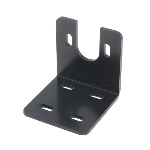 Front view of a U-type Two Pack Heavy Duty Motor Base Mounting Bracket For 755 775 795 Motors Alloy Steel Support with holes for screws.