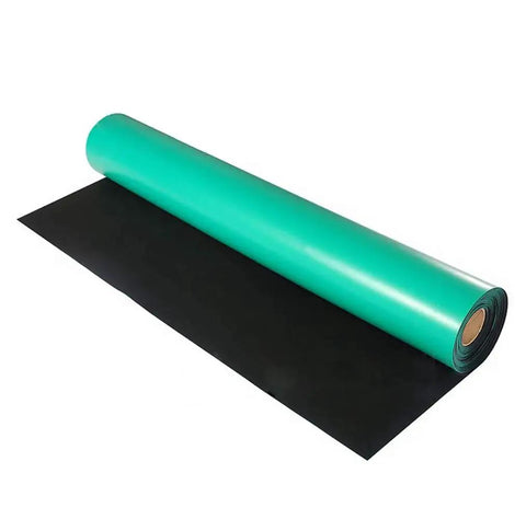 Pro Grade ESD Soldering Mat Roll for Electronics Repair Ultra Large 23.7 by 118 Inch Rubber Anti Static Desk Pad With High Temperature Resistance