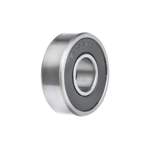 Close up of a 10 Pack 6000-2RS ABEC-5 Deep Groove Ball Bearing, rubber shielded, for high-speed motors, precision instruments, models, toys.