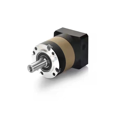Compact Planetary Gearbox With Circular Flange Mounting For Motors, Space Saving Precision Reducer, front view
