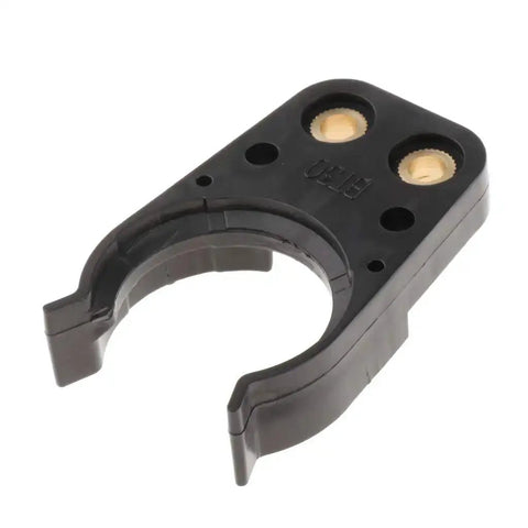 4 Holder Clamp Claw BT30 Dope Engraving Machine Tool Changer for CNC Router Replacement Part, black plastic and metal, side view