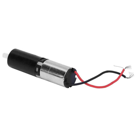 Ultra Compact Micro Planetary Gear Motor Reducer For 3V DC Three Stage Precision Gearbox with wires, side view