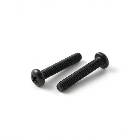 Built To Last Rugged Black Oxide Pan Head Machine Screws M2.5 X 5mm 50 Pack Fully Threaded Phillips Drive 304 Stainless Steel Rust Resistant