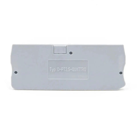 End Clamps For Rail Systems No Fuss Anti Lock Spring Terminal Blocks For Electrical Panels 100 Pieces 2.5mm Square Wire