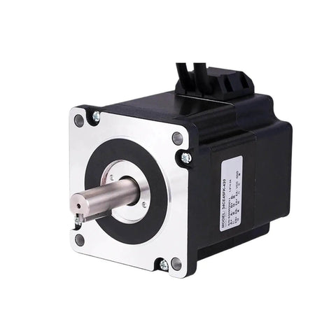 Front view of 34 Stepper Motor With Encoder, Closed-Loop Servo Motor, 4.5 Nm Torque, 4.2 A Current for precise CNC applications.