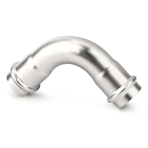 1-inch 304 stainless steel press elbow fitting, 90-degree bend